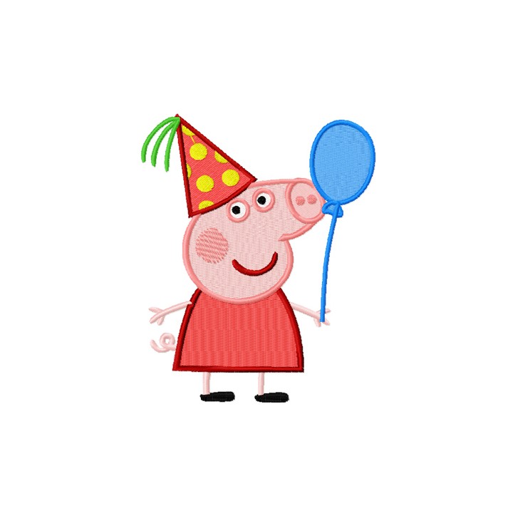 Pig Fiesta embroidery design - Embroidery Design