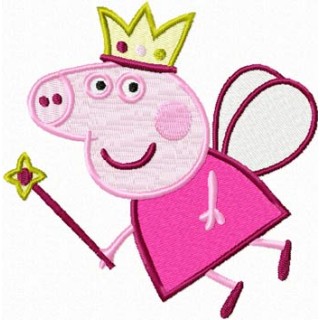 Pig Angel  embroidery design - Embroidery Design