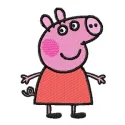 Pig 1 Stitching Pattern - Peppa Pig Character Design