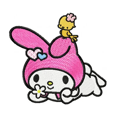 My Melody Dream Bunny Stitching Pattern