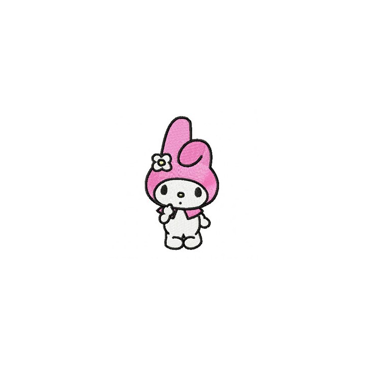 My Melody I'm Cute embroidery design - Embroidery Design