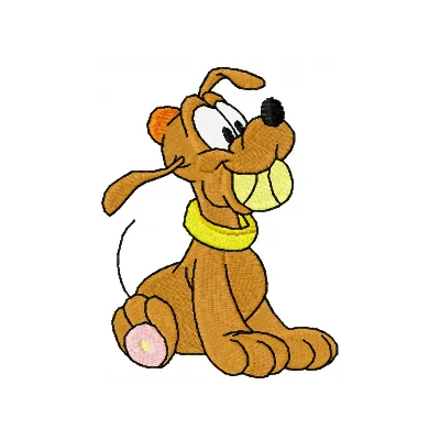 Playful Pluto with Ball Stitching Pattern