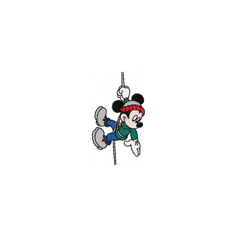 Mickey Mouse Rope Climbing Stitching Pattern