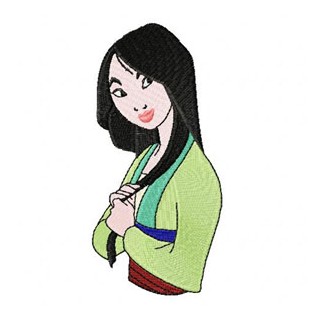 Mulan 2 embroidery design - Embroidery Design