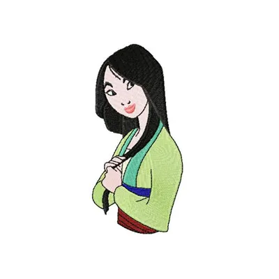 Mulan 2 embroidery design - Embroidery Design
