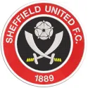 Sheffield United FC logo embroidery design featuring the iconic club crest and colors, perfect for football fans.