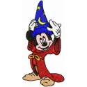 Mickey's Fantasia Wizard Hat Stitching Pattern