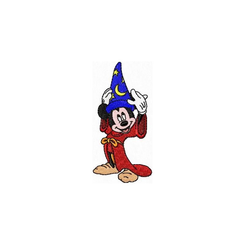Mickey's Fantasia Wizard Hat Stitching Pattern