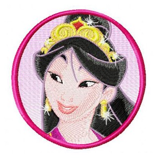 Mulan  embroidery design - Embroidery Design