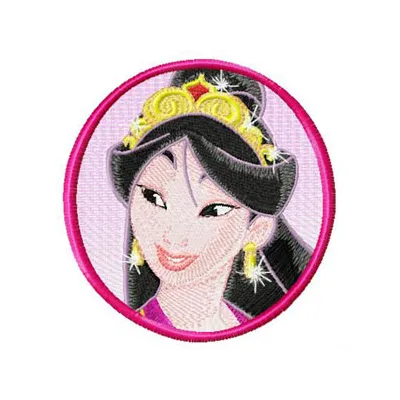 Mulan  embroidery design - Embroidery Design