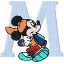 Mickey Looking Back Stitching Pattern for Friends