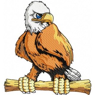 Eagle mascot embroidery design - Embroidery Design