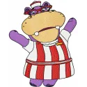 Hallie Hippo Stitching Pattern for Doc McStuffins Fans