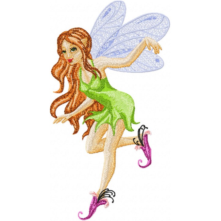 Pixie  embroidery design - Embroidery Design