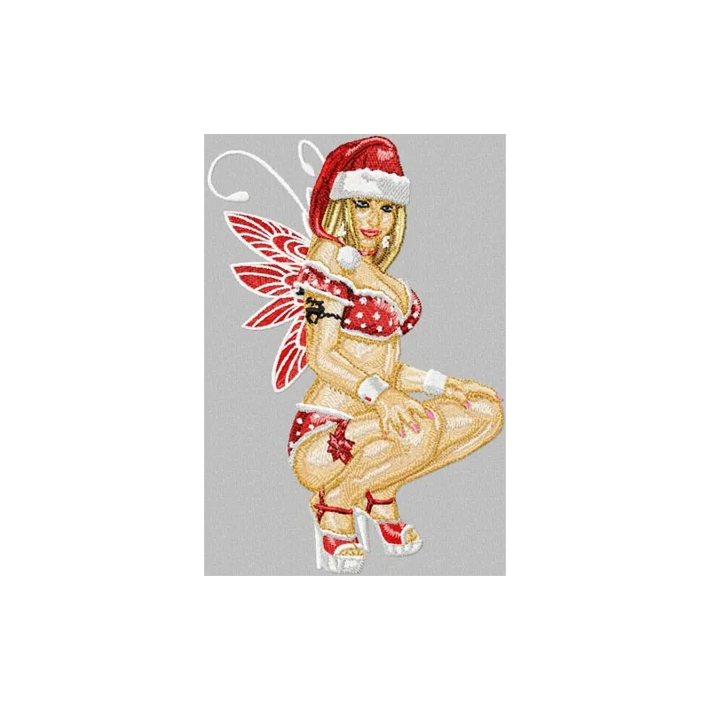 Enchanting Sexy Christmas Fairy Stitching Pattern