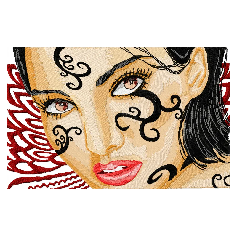 Gothic Fairy Wings Embroidery Pattern | Whimsical Design