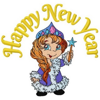 Snow maiden 2 embroidery design - Embroidery Design