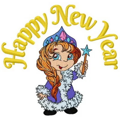 Snow Maiden 2 Stitching Pattern for Winter Crafts