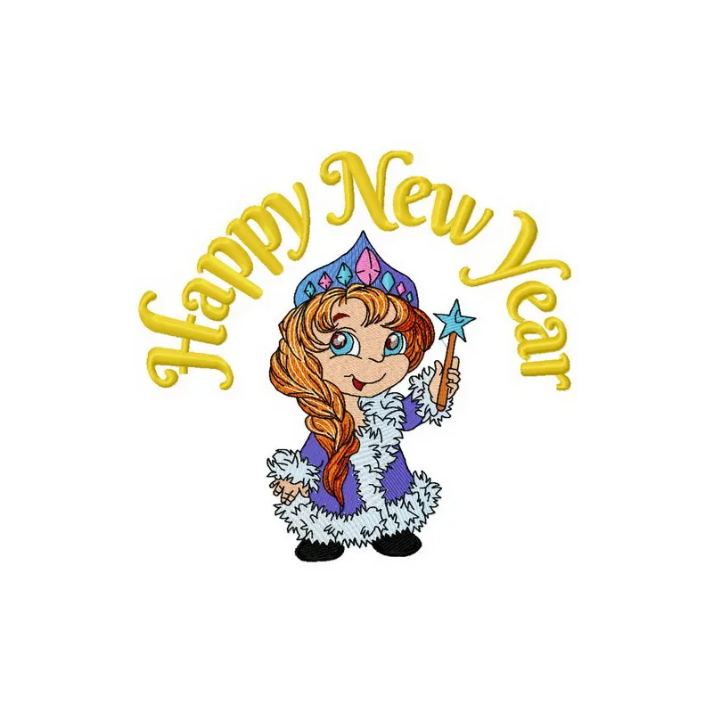 Snow Maiden 2 Stitching Pattern for Winter Crafts