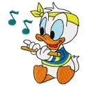 Donald Duck Trumpet Player Stitching Pattern