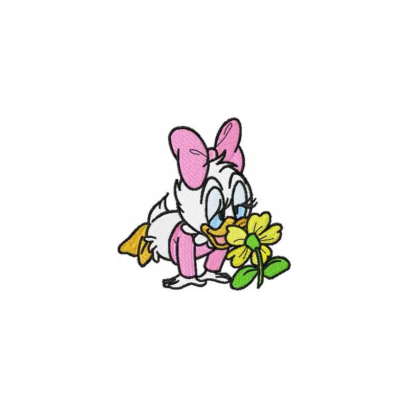 Daisy Duck & Flower Stitching Pattern | DuckTales Design