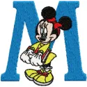 Minnie Mouse Letter Embroidery - Digital Download