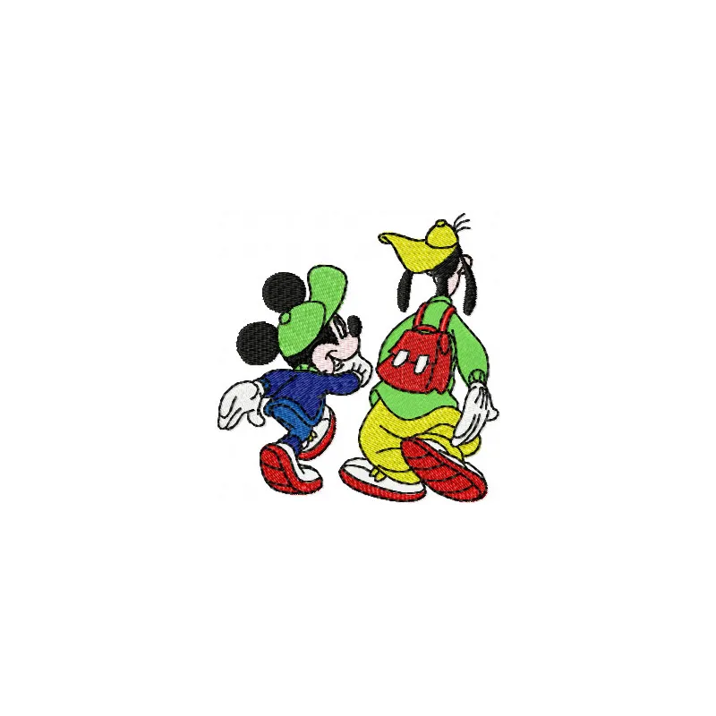 Mickey & Goofy Stitching Pattern for Disney Fans