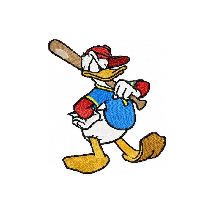 Donald Duck 1 embroidery design - Embroidery Design