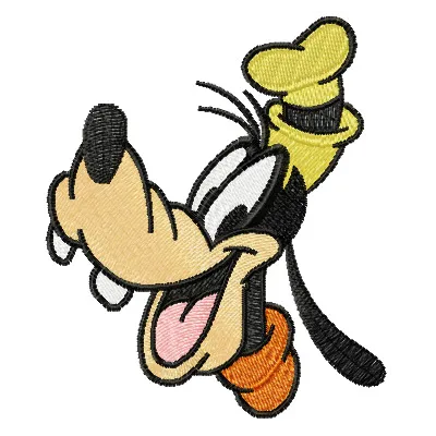 Goofy Smiling Face Stitching Pattern for Fun Projects