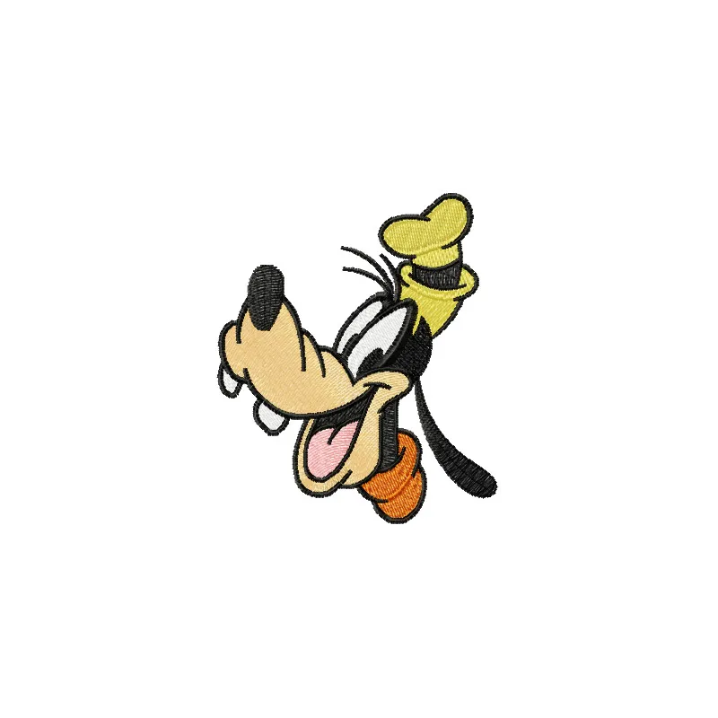 Goofy Smiling Face Stitching Pattern for Fun Projects