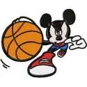 Mickey Mouse Basketball Stitching Pattern | Sports Fan Desi…