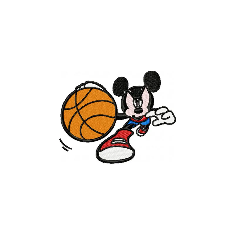 Mickey Mouse Basketball Stitching Pattern | Sports Fan Desi…