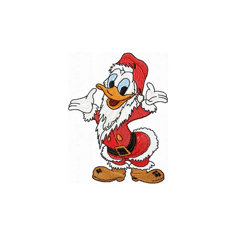 Festive Duck Character Stitching Pattern for Holiday Projec…