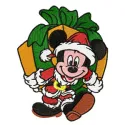 Christmas Mickey Mouse Stitching Pattern for Holiday Crafts