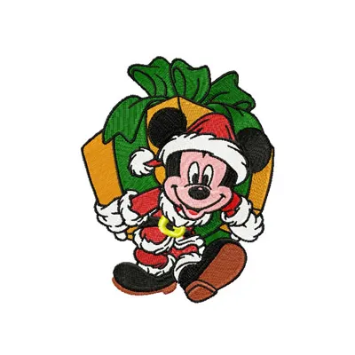 Christmas Mickey Mouse Stitching Pattern for Holiday Crafts