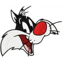 Sylvester Cartoon Stitching Pattern for Embroidery