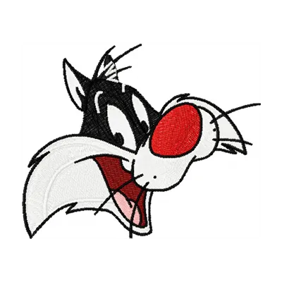 Sylvester Cartoon Stitching Pattern for Embroidery