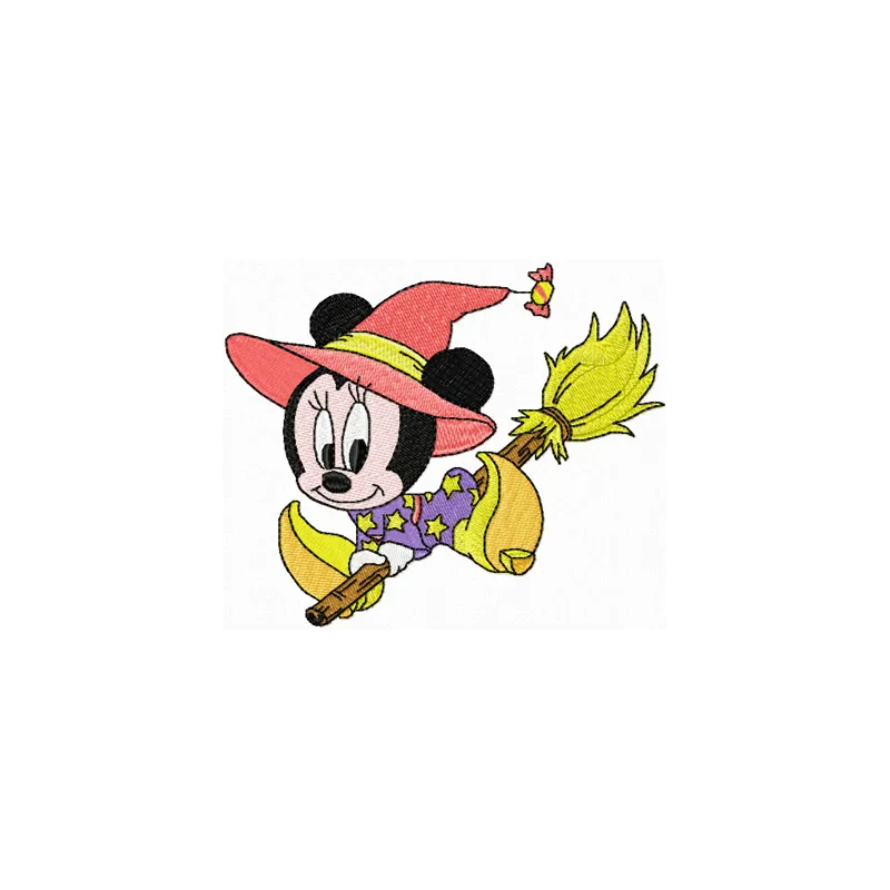 Minnie Mouse Fairy Halloween Stitching Pattern