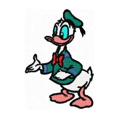 Fatherly Donald Duck Stitching Pattern for Kids