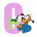 Goofy C Caterpillar Design | Disney Alphabet Embroidery
