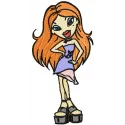 Bratz Party embroidery design - Embroidery Design