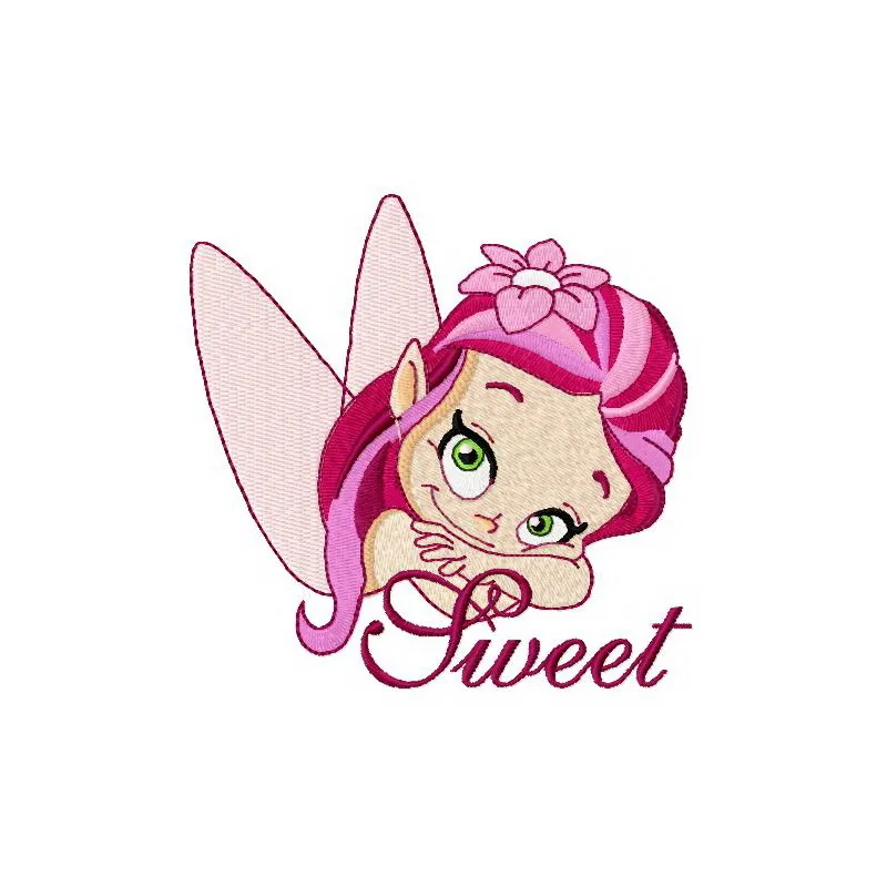 Enchanting Fairy Stitching Pattern for Kids' Gifts