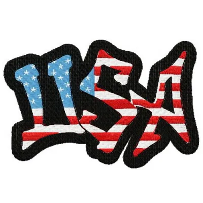 USA 3 Patriotic Stitching Pattern for July 4th