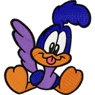 Road Runner Baby  embroidery design - Embroidery Design