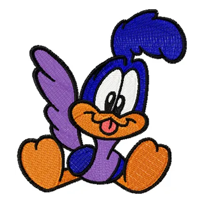 Road Runner Baby Cartoon Stitching Pattern