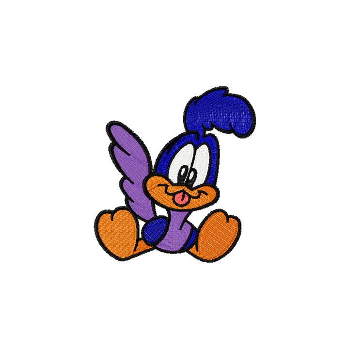 Road Runner Baby  embroidery design - Embroidery Design