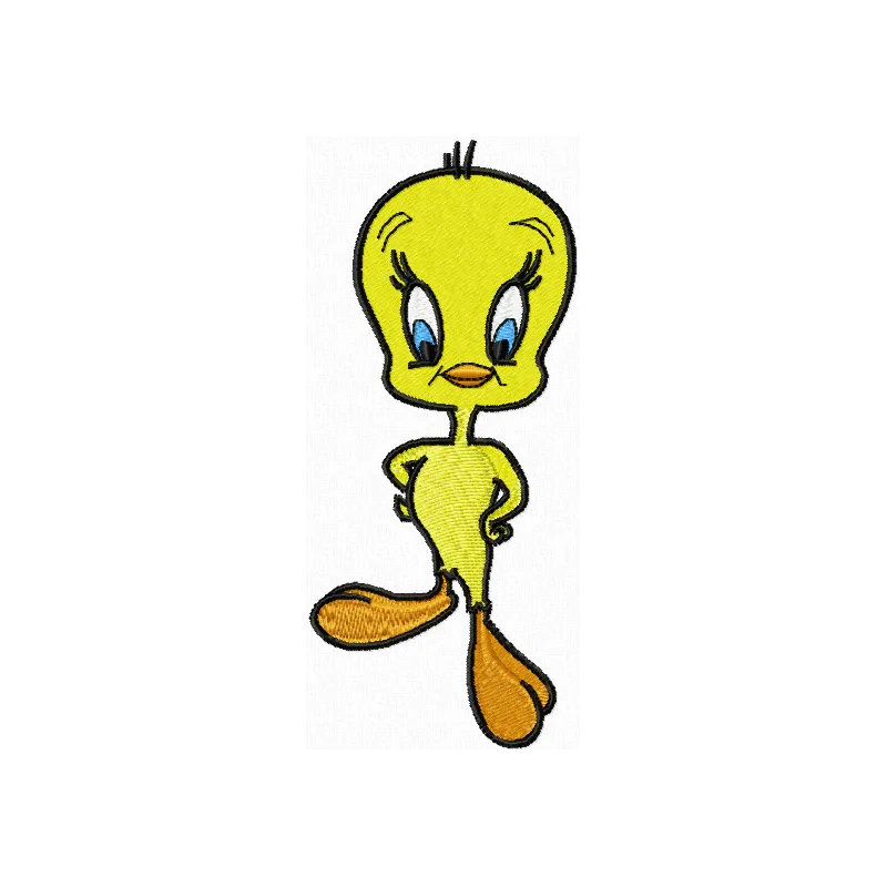 Tweety I'm Brave Cartoon Stitching Pattern