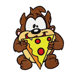 Looney Tunes Taz 2  embroidery design - Embroidery Design