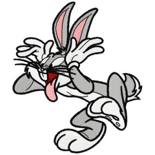 Bugs Bunny Funny embroidery design - Embroidery Design