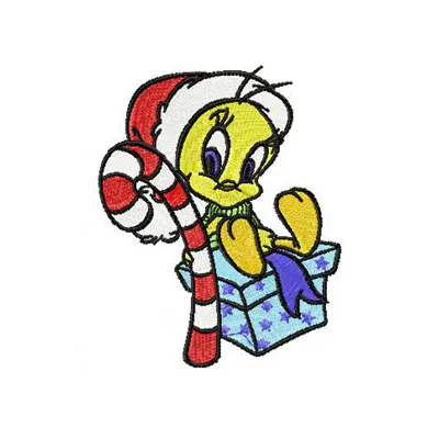 Tweety Bird Stitching Pattern for Embroidery